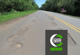 Rodovias que cruzam Santa Helena se tornaram intransitáveis e inseguras