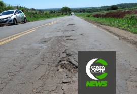 Rodovias que cruzam Santa Helena se tornaram intransitáveis e inseguras