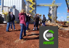 Comitiva da Lar Cooperativa visita obras do Complexo Industrial Bom Jesus 