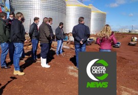 Comitiva da Lar Cooperativa visita obras do Complexo Industrial Bom Jesus 