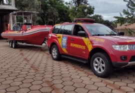 Bombeiros retomam buscas por jovem desaparecido no Rio Paraná -  Foto Rádio Cultura Foz