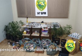 Operação Vida: Ação conjunta apreende mais de R$ 30 mil, armas e drogas na região