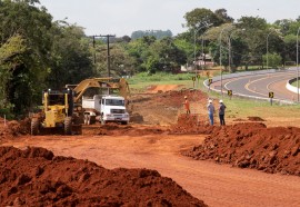 Obras da Ponte da Integração Brasil - Paraguai e da Perimetral Leste. Fotos: Rubens Fraulini/Itaipu 