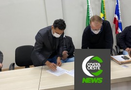 Assinatura contrato obras medianeira 19-07-2021