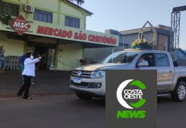 Mais de 2 mil veículos recebem benção em procissão de São Cristóvão em São Miguel do Iguaçu