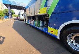 Ônibus retidos hoje pela manhã - 27/09/2021