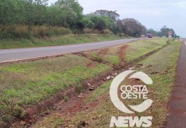 Acidente envolvendo carreta é registrado na BR-277 em São Miguel do Iguaçu