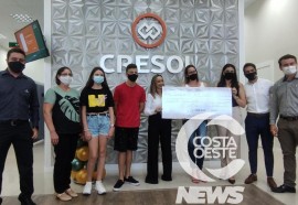  Cresol Costa Oeste celebra 12 anos e entrega prêmio de R$ 50 mil para cooperado de São Miguel