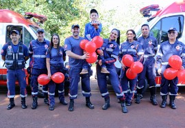 Ação solidária do SAMU realiza sonho de pequeno fã e faz surpresa em aniversário - Foto: Assessoria