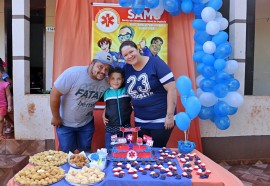 Ação solidária do SAMU realiza sonho de pequeno fã e faz surpresa em aniversário - Foto: Assessoria