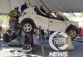 Bombeiros militares de São Miguel participam do 2º Desafio de Salvamento Veicular, em Curitiba