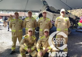 Bombeiros militares de São Miguel participam do 2º Desafio de Salvamento Veicular, em Curitiba