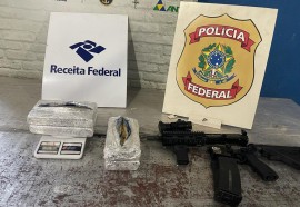 Apreensão de arma e  drogas