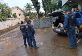 Homem apreendido pela Guarda Municipal