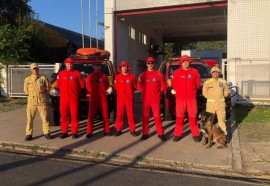 Bombeiros do Paraná em ação no Rio Grande do Sul