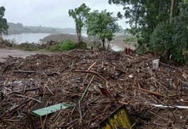 Bombeiros do Paraná em ação no Rio Grande do Sul