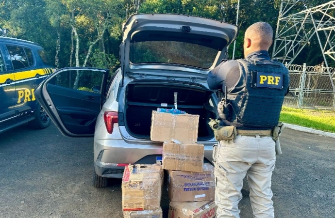 120 kg de maconha são apreendidos na BR 277, em Guarapuava