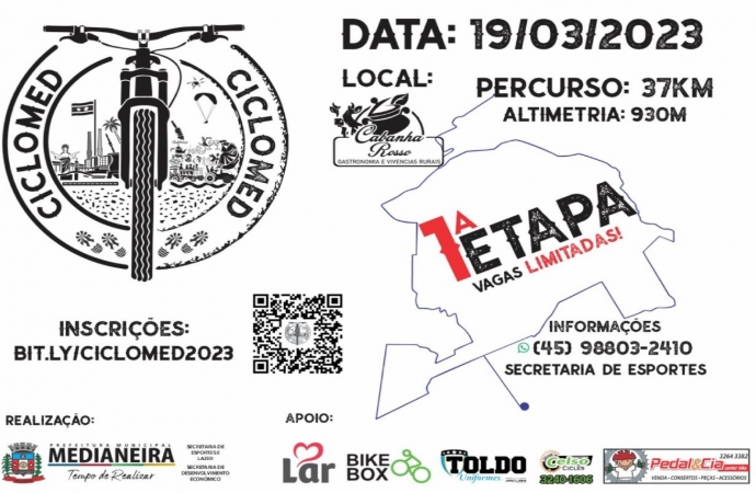 19 de Março acontece a 1ª Etapa do Ciclomed