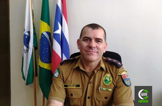 2ª CIA da Polícia Militar de Medianeira apresenta novo Comandante