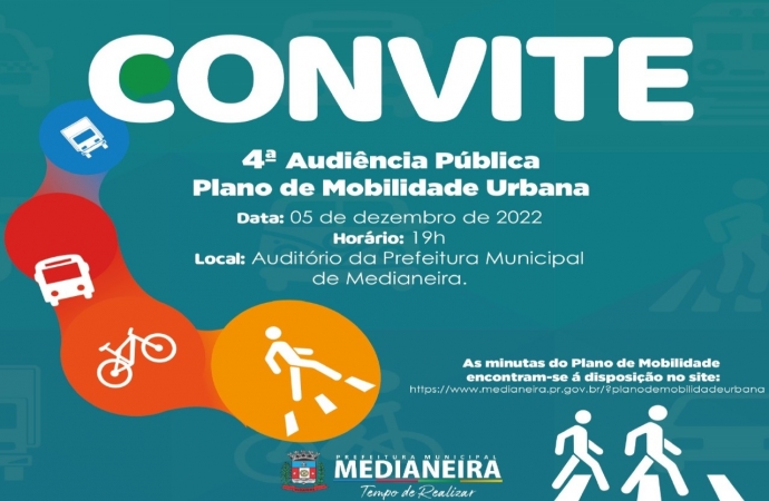 4ª Audiência Pública do Plano de Mobilidade Urbana em Medianeira