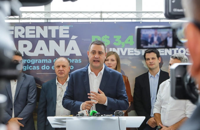 À Frente Paraná: governador anuncia pacote de obras de infraestrutura de R$ 3,4 bilhões