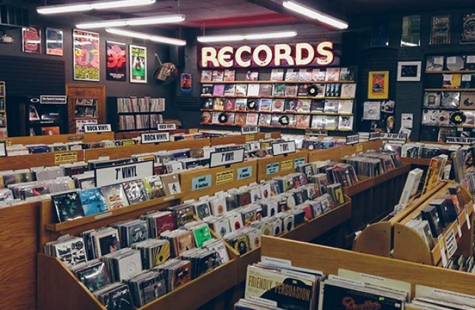 A loja de discos