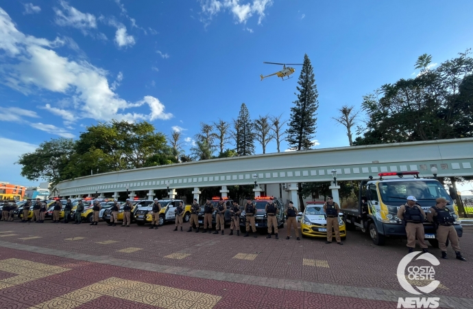 A Polícia Militar lançou Operação Medianeira em Foco III