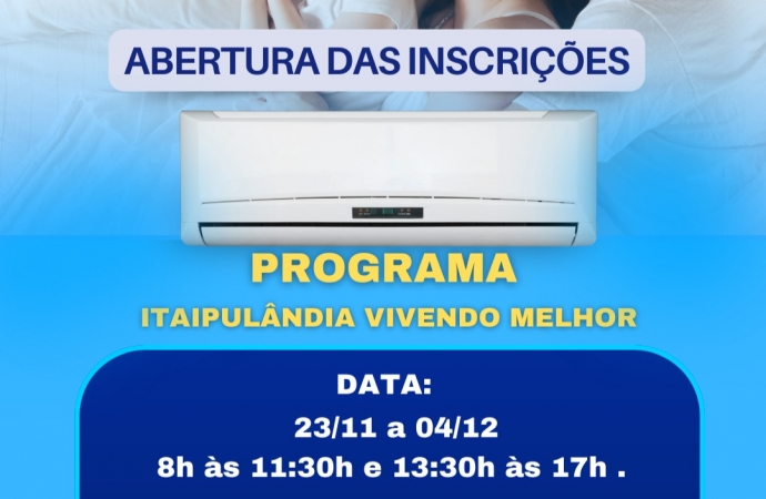 Abertas as inscrições para o Programa Itaipulândia Vivendo Melhor