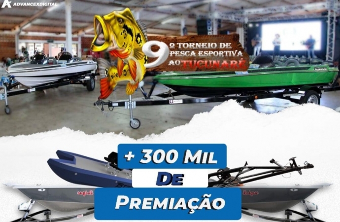 Abertas inscrições para o 9º Torneio de Pesca Esportiva ao Tucunaré em Santa Helena