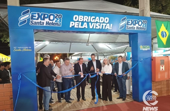 Abertura oficial da Expo Santa Helena 2023 tem a participação de lideranças estadual e nacional