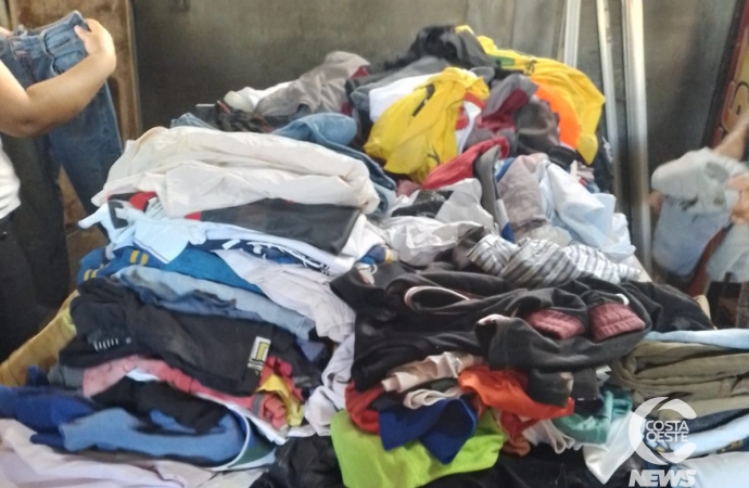 ACAF realiza doações de roupas e cobertores em São Miguel do Iguaçu