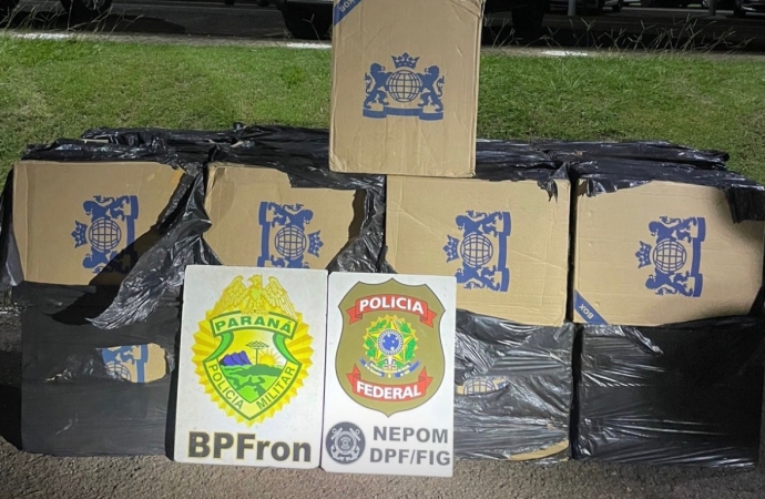 Ação Conjunta Apreende Contrabando em Foz do Iguaçu