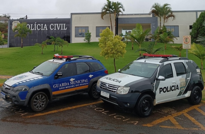 Ação conjunta entre Guarda Municipal e Polícia Civil, cumpre mandado de prisão