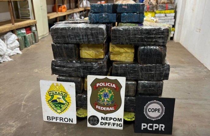 Ação conjunta entre PF, PC e PM apreendem embarcações e mais de meia tonelada de drogas