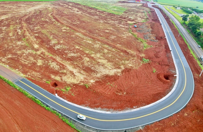 Acesso Comercial da Rodovia PR-497 em Itaipulândia é entregue oficialmente pela Administração Municipal