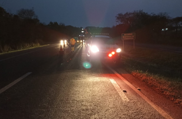 Acidente com duas motos e três carros deixa dois feridos em São Miguel do Iguaçu