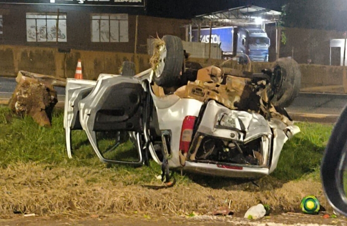 Acidente com três veículos na BR-277 deixa feridos em Medianeira