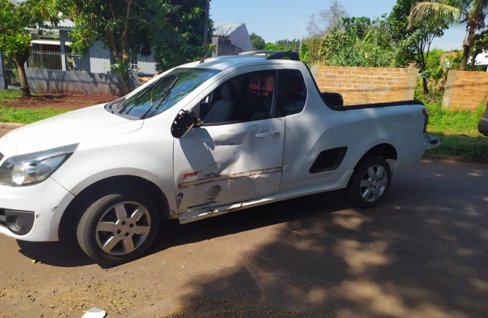 Acidente de trânsito deixa motociclista ferido em Santa Helena