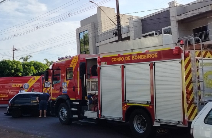 Acidente deixa motorista gravemente ferido em Medianeira