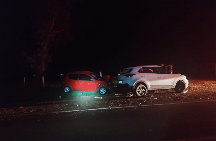 Acidente deixa quatro feridos na PR 488, em Vera Cruz do Oeste