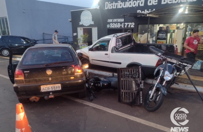 Acidente é registrado pela Polícia Militar em Santa Helena