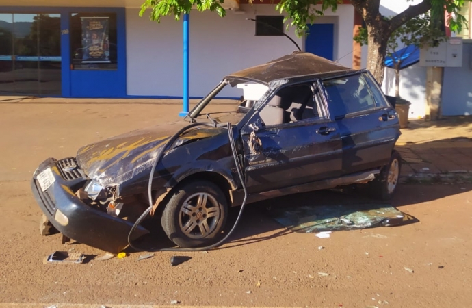 Acidente entre Ford Ranger e Santana deixa feridos em Serranópolis