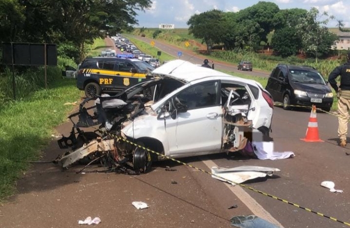 Acidente fatal na BR 277 entre Medianeira e São Miguel do Iguaçu