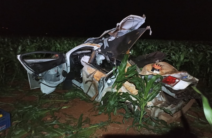 Acidente na BR-277 deixa mulher ferida em São Miguel do Iguaçu