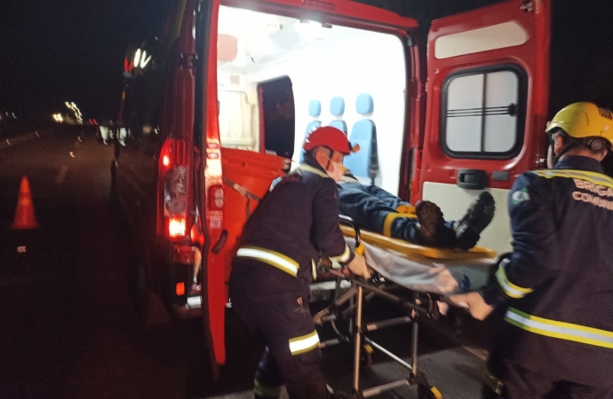 Acidente na BR-277 deixa um ferido em São Miguel do Iguaçu