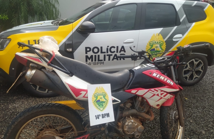 Acidente na BR 277 em São Miguel do Iguaçu resulta na apreensão de moto roubada