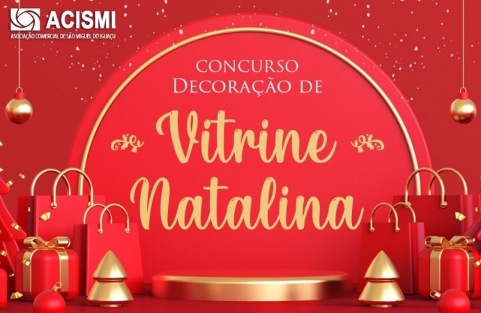 ACISMI divulga resultado do concurso “Decoração de Vitrine Natalina 2022”