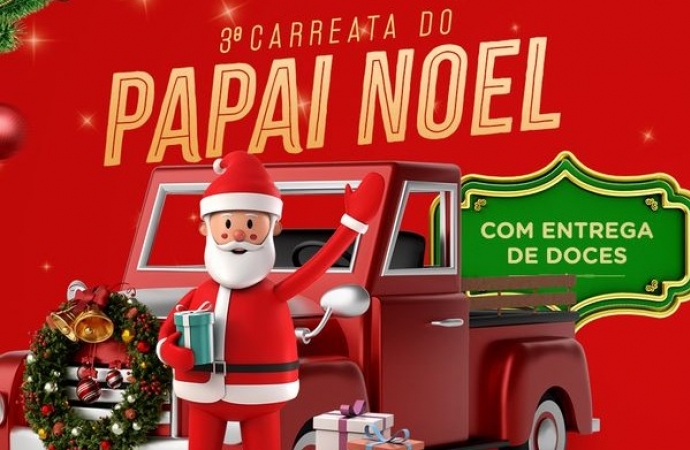 ACISMI realiza a III Carreata do Papai Noel no dia 22 de dezembro