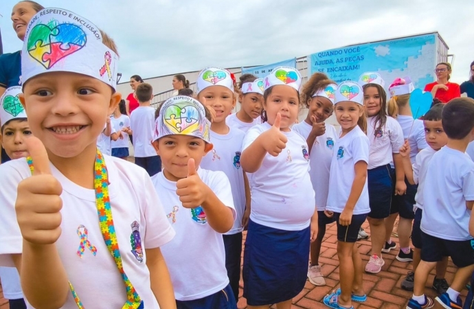 Ações alusivas ao Dia da Conscientização do Austismo é realizada em Santa Helena