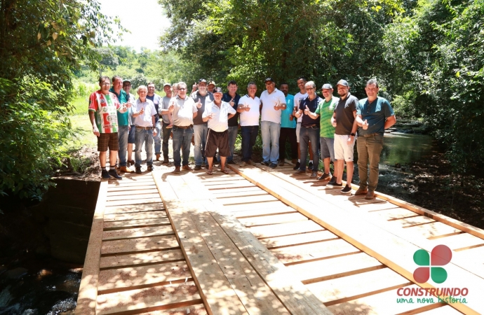 Administração de Missal oficializa entrega de quatro pontes na zona rural do município